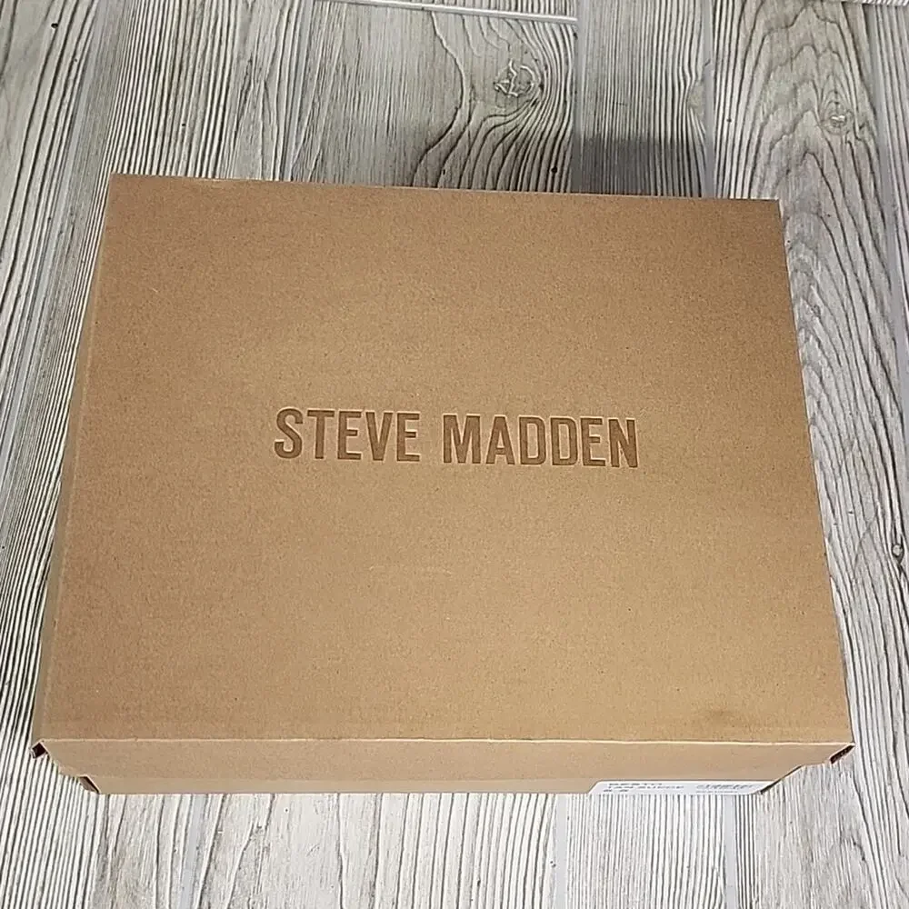 Steve Madden Besto Fashion Boot Tan Suede Leather Womens Size 5.5 NEW